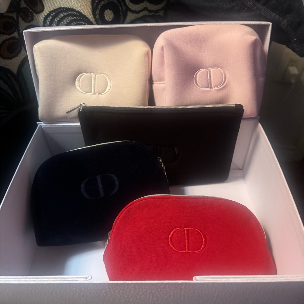 Dior GWP Pouch Set of 5 with Dior Box - Picture 2 of 9